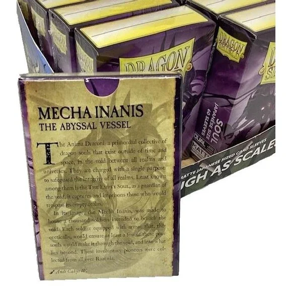 Dragon Shield Japanese Sz SOUL 10 Matte Duel Card Sleeves Mecha Case Purple  NEW - threedaughtersproperties.com
